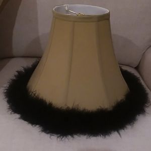 Beautiful custom made silk lampshade